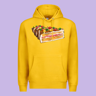 Chocolate Christmas Cake Fa Element Premium Hoodie Designed By Fadigitalartstudio