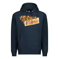 Navy chocolate christmas cake fa element Premium Hoodie - FaDigitalArtStudio