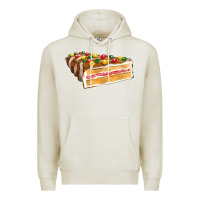 Oatmeal Heather chocolate christmas cake fa element Premium Hoodie - FaDigitalArtStudio