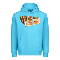 Ocean Blue chocolate christmas cake fa element Premium Hoodie - FaDigitalArtStudio