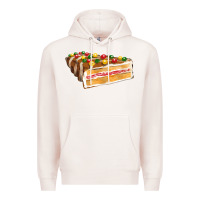 Pale Pink chocolate christmas cake fa element Premium Hoodie - FaDigitalArtStudio