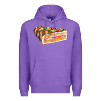 Purple chocolate christmas cake fa element Premium Hoodie - FaDigitalArtStudio