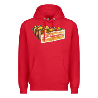 Red chocolate christmas cake fa element Premium Hoodie - FaDigitalArtStudio