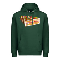 Sports Green chocolate christmas cake fa element Premium Hoodie - FaDigitalArtStudio