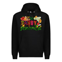 Black sassy senorita Premium Hoodie - HRA Design Shop