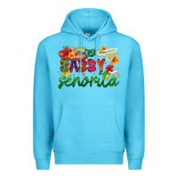 Ocean Blue sassy senorita Premium Hoodie - HRA Design Shop