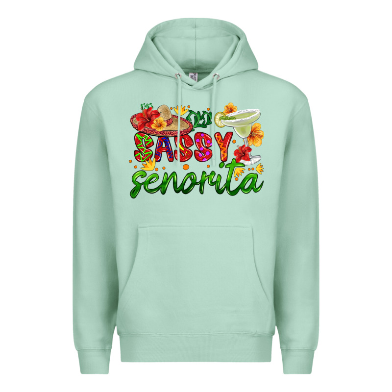 Sassy Senorita Premium Hoodie by HRA Design Shop | Teevron