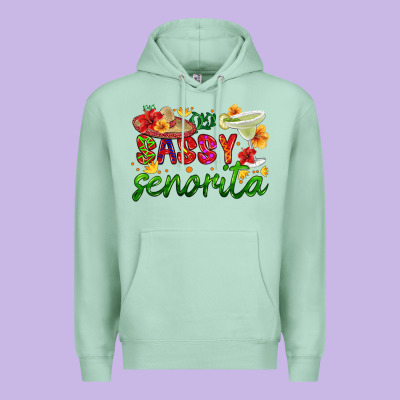 Sassy Senorita Premium Hoodie Designed By Hra Design Shop