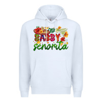 White sassy senorita Premium Hoodie - HRA Design Shop
