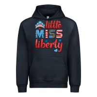 Navy little miss liberty Urban Hoodie - HRA Design Shop