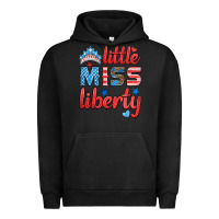 Pigment Black little miss liberty Urban Hoodie - HRA Design Shop
