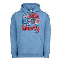 Pigment Pebble Blue little miss liberty Urban Hoodie - HRA Design Shop