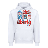 White little miss liberty Urban Hoodie - HRA Design Shop
