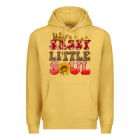 Antique Gold sassy little soul Premium Hoodie - HRA Design Shop