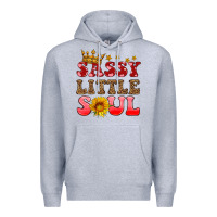 Heather Grey sassy little soul Premium Hoodie - HRA Design Shop