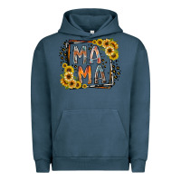 Pigment Midnight Navy mama western Urban Hoodie - RacoonDesign