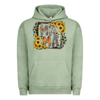 Pigment Oil Green mama western Urban Hoodie - RacoonDesign