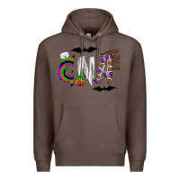 Coffee Halloween CNA Premium Hoodie - CowhideDigitalArt