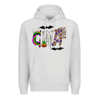 Dove Grey Halloween CNA Premium Hoodie - CowhideDigitalArt