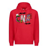 Red Halloween CNA Premium Hoodie - CowhideDigitalArt