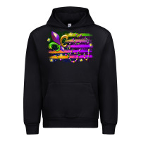 Black mardi gras flag Urban Hoodie - RacoonDesign
