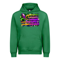 Emerald mardi gras flag Urban Hoodie - RacoonDesign