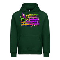 Foreset Green mardi gras flag Urban Hoodie - RacoonDesign