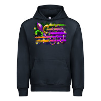 Navy mardi gras flag Urban Hoodie - RacoonDesign