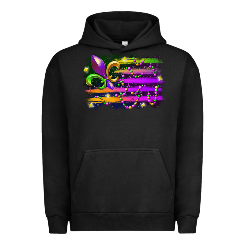 Mardi Gras Flag Urban Hoodie by RacoonDesign | Teevron