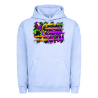 Pigment Grape Ice mardi gras flag Urban Hoodie - RacoonDesign