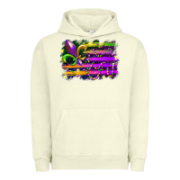 Pigment Pistachio mardi gras flag Urban Hoodie - RacoonDesign