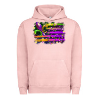 Pigment Salmon mardi gras flag Urban Hoodie - RacoonDesign