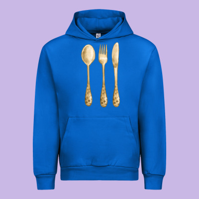 Spoon Fork Knife Fa Element Urban Hoodie Designed By Fadigitalartstudio