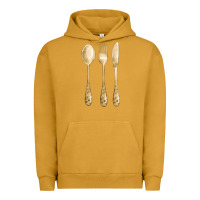 Pigment Peanut Butter spoon fork knife fa element Urban Hoodie - FaDigitalArtStudio
