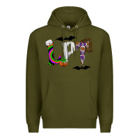 Army Green lpt Premium Hoodie - CowhideDigitalArt