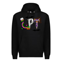 Black lpt Premium Hoodie - CowhideDigitalArt
