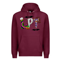Burgundy lpt Premium Hoodie - CowhideDigitalArt