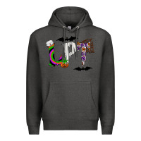 Charcoal Heather lpt Premium Hoodie - CowhideDigitalArt
