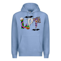 Colony Blue lpt Premium Hoodie - CowhideDigitalArt