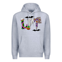 Heather Grey lpt Premium Hoodie - CowhideDigitalArt