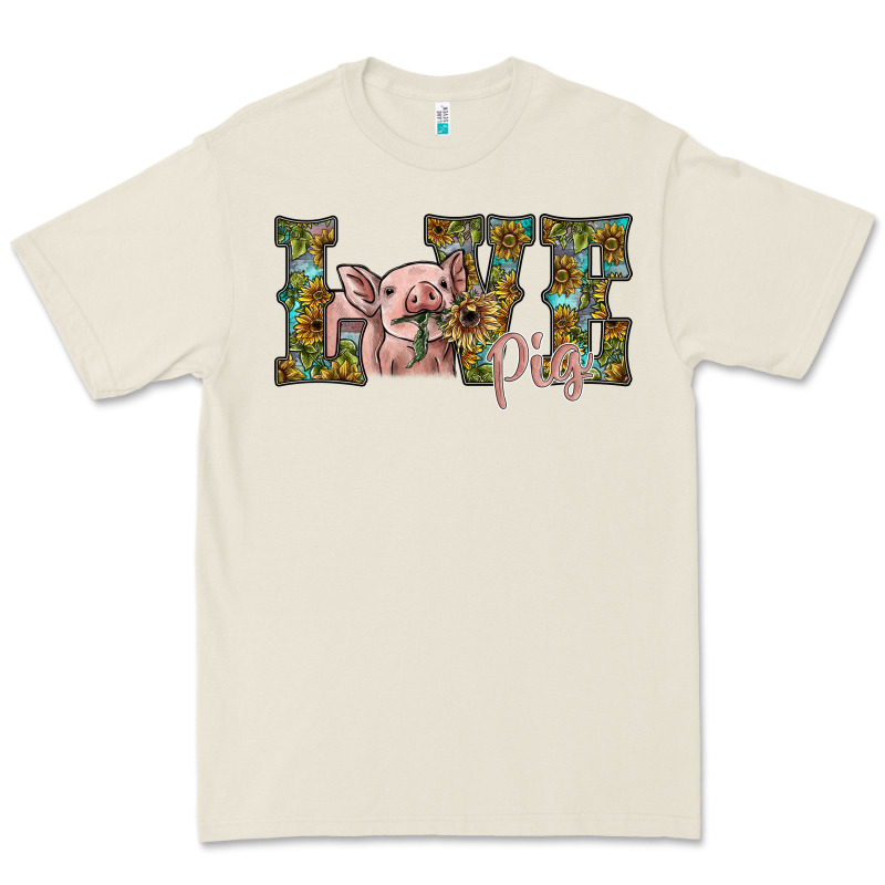 Love Pig Premium Tee by SublimationCraftShop | Teevron