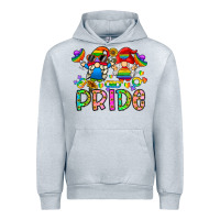 Heather Grey pride Urban Hoodie - CowhideDigitalArt