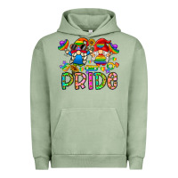 Pigment Oil Green pride Urban Hoodie - CowhideDigitalArt