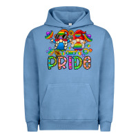 Pigment Pebble Blue pride Urban Hoodie - CowhideDigitalArt