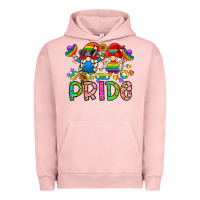 Pigment Salmon pride Urban Hoodie - CowhideDigitalArt