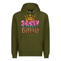 Army Green sassy since birth Premium Hoodie - HRA Design Shop
