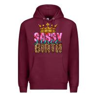 Burgundy sassy since birth Premium Hoodie - HRA Design Shop