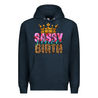 Navy sassy since birth Premium Hoodie - HRA Design Shop