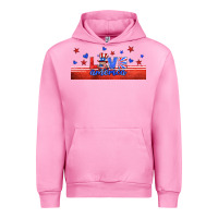 Fuchsia Pink love america gnome libbey cup Urban Hoodie - HRA Design Shop
