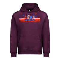 Mauve Wine love america gnome libbey cup Urban Hoodie - HRA Design Shop